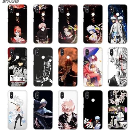 BinFul Anime GinTama Soft Case for xiaomi redmi 9a 6A 7A 8A 6Pro note 9 8 7 6 5 Pro 9s 8T Fashion Cover