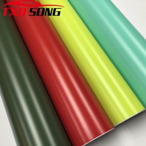 Car styling Matt Vinyl Film Sticker Foil Bubble Free Car Wrapping Motorcycle Automobiles Car Accessories Stickers and Decals