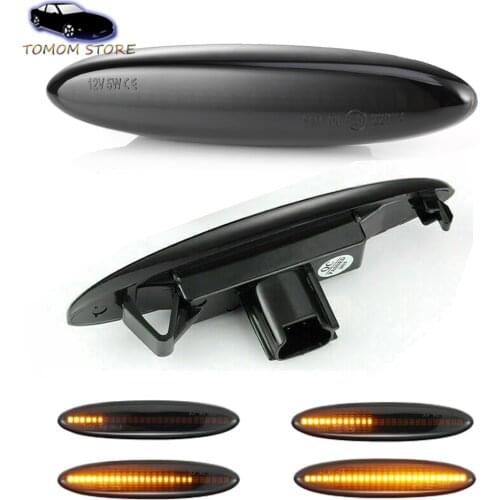 For Lexus IS250 IS350 SC430 E350 Toyota Camry Highlander Crown Led Water Flowing Dynamic Side Turn Signal Indicator Lights