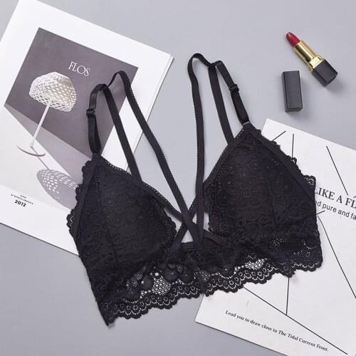 Women Seamless Padded Floral Brassiere Sexy Underwear Womens Lace Bra Sexy Bralette Lingerie