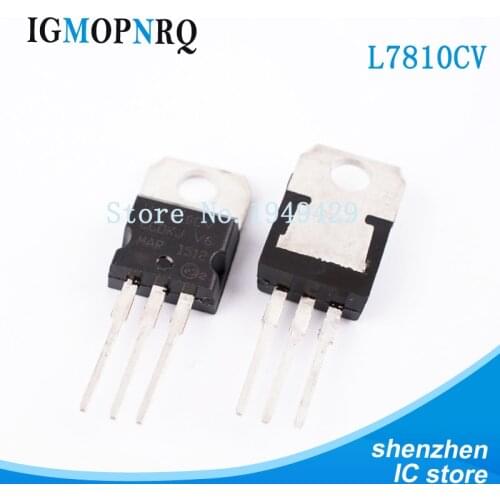 10PCS/lot L7810CV L7810 TO-220 7810 LM7810 MC7810 New