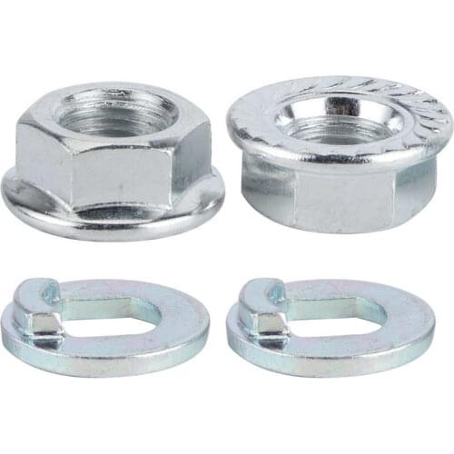 2 Pairs Steel Alloy Electric Scooter Front Motor Wheel Nuts For Xiaomi M365 PRO Nuts Replacement Scooter Accessory