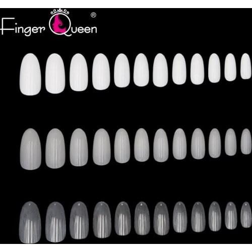 500Pcs False Acrylic Nail Tips Tips Coffin Fake Nails UV Gel Manicure Fake Nail Tips Fingerqueen FQ822