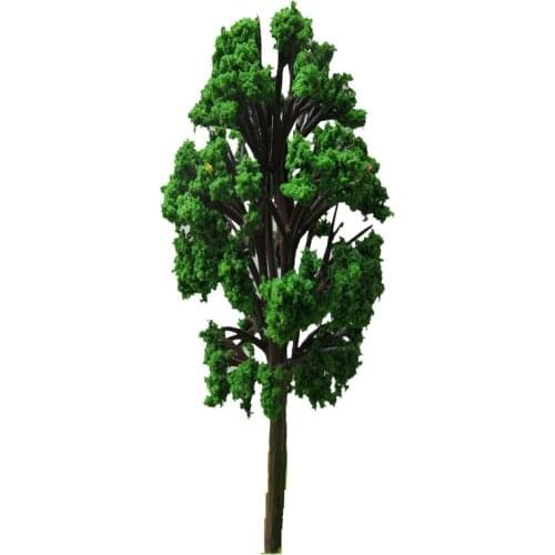 6cm And 8cm 50pcs/lot Architecture New Model Green Tree For Ho Train Layout