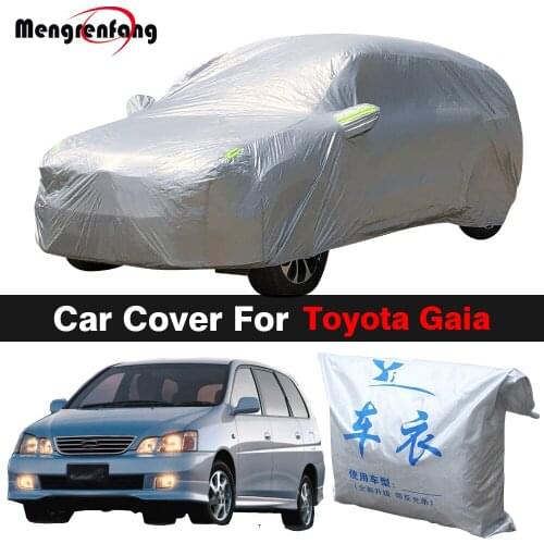 Car Cover For Toyota Gaia Auto Outdoor Anti-UV Sun Shade Rain Snow Ice Prevent Cover Dustproof
