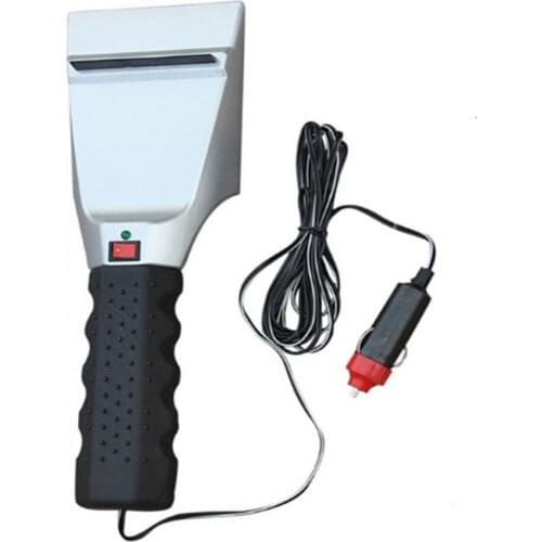 12V Car Ice Scraper Windshield Glass Defrost Clean Tools Car Electric Heated Snow Removal Electric Snow Shovel Car Accessories