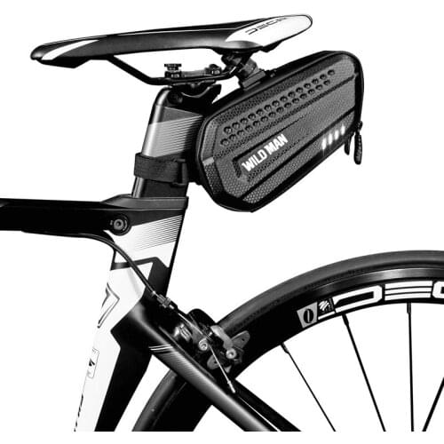 High Quality Bike Mobile Phone Case Bicycle Reflective Saddle Rear Tool Bags Bike Seat Tail Hard Bags Cycle Seatpost Hard Bag