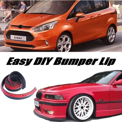 Bumper Lip Deflector Lips For Ford B-Max B Max BMax Front Spoiler Skirt For Car View Tuning / Body Kit / Strip