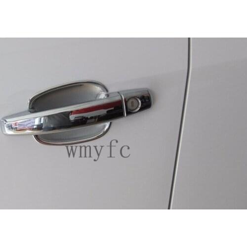 For Vauxhall Opel Mokka 2013 2014 2015 2016 2017 ABS Chrome Door handle + Door bowl decoration Cover Trim 8pcs