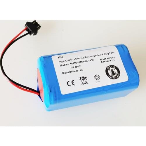 14.8V Rechargeable Li-ion Battery 2600mAh for Conga Excellence 990 Ecovacs Deebot N79 N79S DN622, Eufy Robovac 11 11S 12 15C 15S