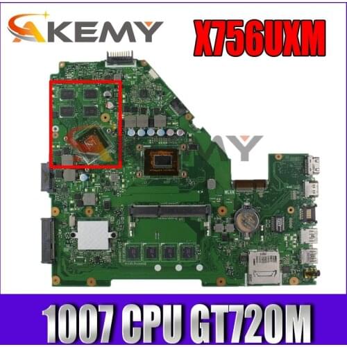 X550CC Motherboard 1007 CPU 4GB RAM GT720M 2GB For ASUS X552C R510C R510C Y582C laptop Mainboard X550CC Mainboard 100% Tested