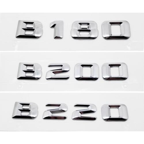 Metal Emblem Badge Car Rear Sticker Car Exterior Accessories For Mercedes Benz For B Class B180 B200 B220 W245 W246 W251 SLK AMG