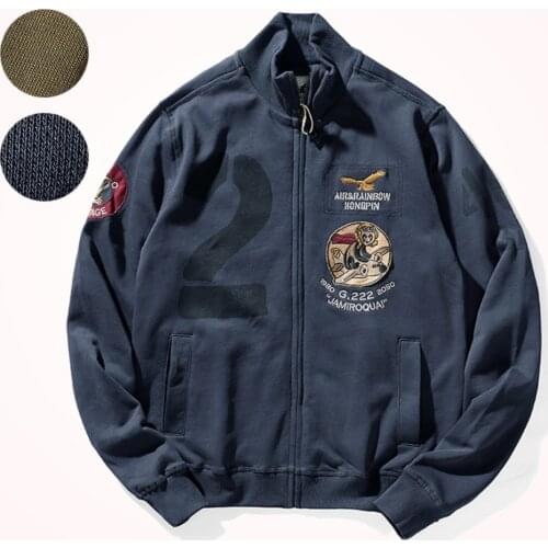 Autumn and Winter Knitting Cardigan Coat Men 's New Retro Sports Casual Top