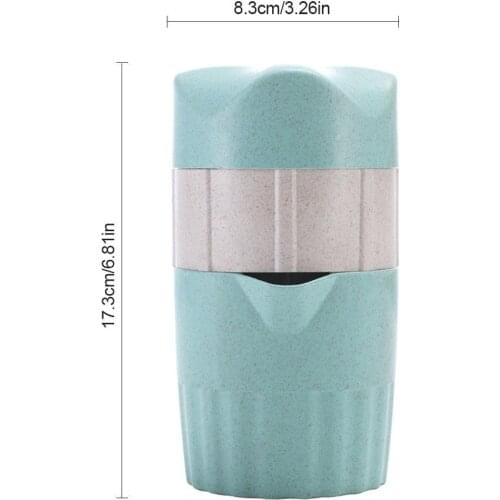 Portable Manual Citrus Squeezer For Orange Lemon Fruit Squeezer Orange Juice Cup Child Drinkable Juicer Machine For Kitchen