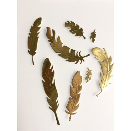 Feathers Dies scrapbooking New Arrival Metal Cutting Dies New 2019 Design Craft New Cutting Dies For Card Cut Metalwork