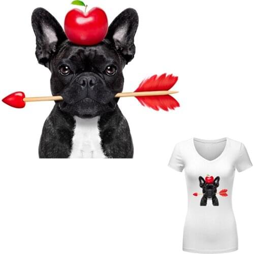 Dog Patterns For Clothing Cute Apple Dog Diy Accessory Badges Clothing Deco Heat Transfer Washable Patch For Clothes