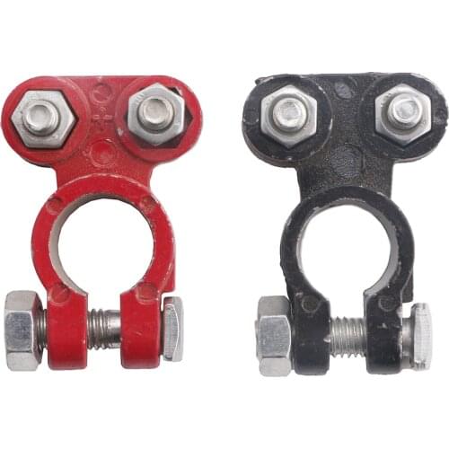 Universal Positive Negative Car Battery Terminals Clamp Clip Connector 12V 6V