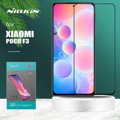 For Xiaomi Poco F3 Glass Nillkin CP+ Pro/H+ Pro Ultra-Thin 2.5D Tempered Glass Screen Protector for Xiaomi Poco F3 HD Glass Film