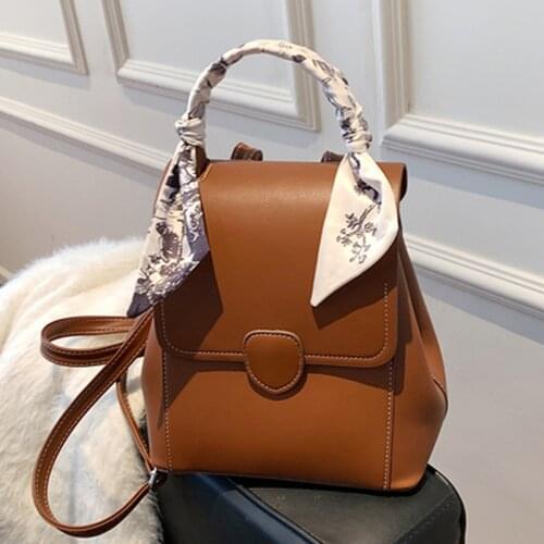 Women Leather Backpacks Multifunction Women Fashion Shoulder Bag Ladies Rucksack Small Travel Bag Sac A Dos Mochila Feminina