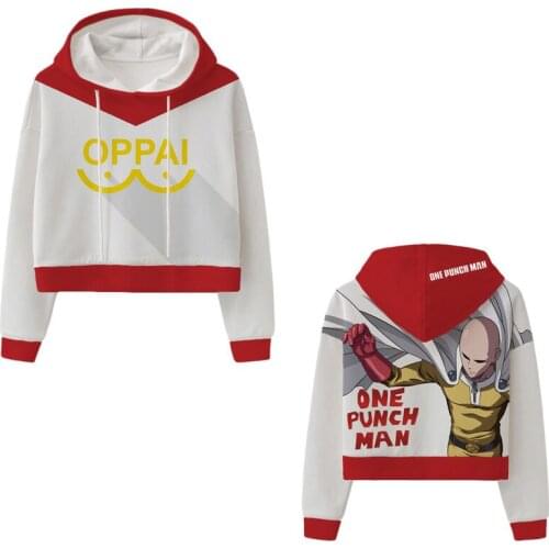 One Punch Man Cartoon Hoodies Women Hoodies Sweatshirt Anime ONE PUNCH-MAN re-make Pullovers Outerwear Harajuku Streetwear