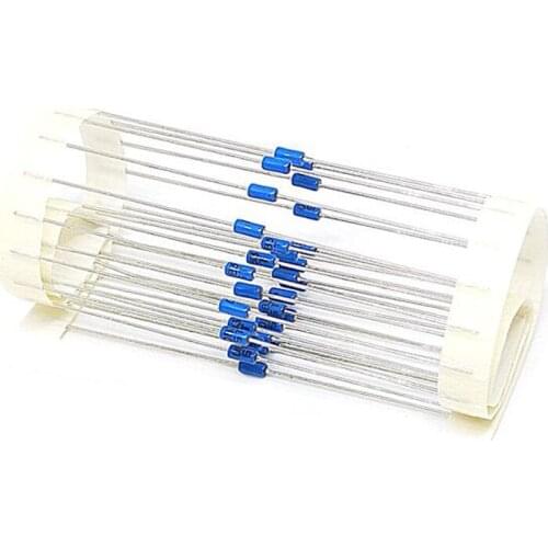 100PCS New in-line bidirectional trigger diode DB3 DO-35 blue trigger tube original