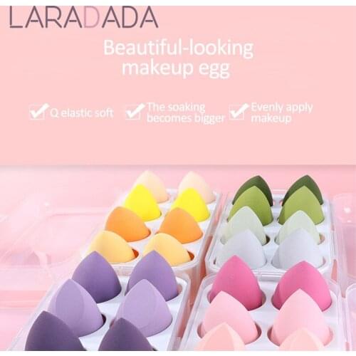 4/8PC Makeup Blender Beauty Egg Set Gourd Water Drop Puff Makeup Puff Set Colorful Cushion Cosmestic Sponge Tool Wet and Dry Use