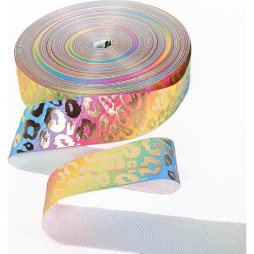 50Y Dot Gold Foil Stripe grosgrain printed ribbon diy Garment Accessories ribbon tape Wedding Decoration,50Yc3237