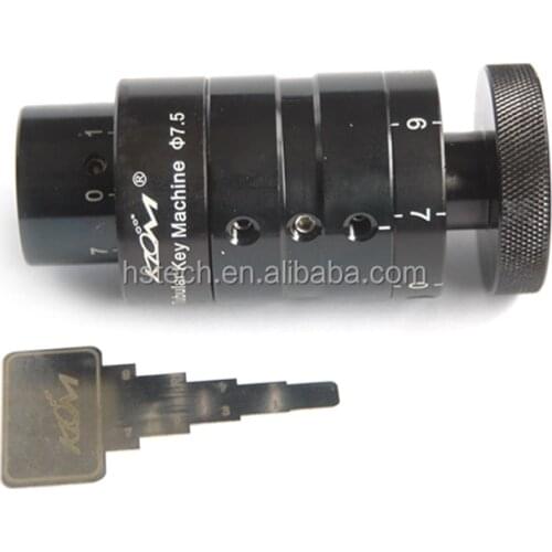 Free shipping 7.5 mm 7 pins tubular klom key cutter machine professiona locksmith supplies
