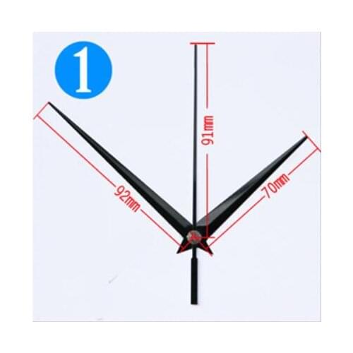 10 sets Silent Quartz Clock Mechanism Kit For DIY Clock Parts replacement Silver pointer hand wall clock Movement with hook