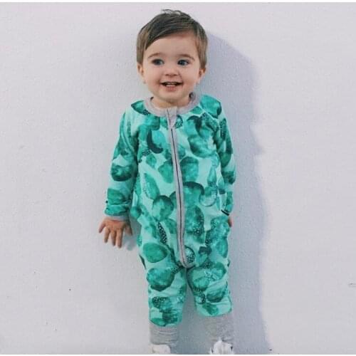 Spring Autumn Newborn Boy Toddler Clothes Slippers Girls Pajamas Overalls for Newborns with Long Sleeve Baby Jumpsuits SR208