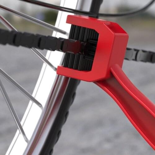 Motorcycle Mountain Bike Bicycle Scooter Double-end Chain Cleaning Brush D7WD