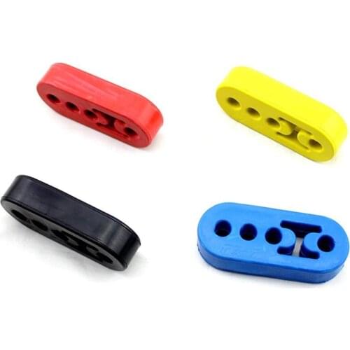 Car Exhaust Pipe Hanging Glue 4 Holes Lengthened Hanging Glue Strengthened Adjustable Silencer Hook Lifting Lug