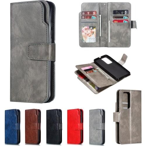 Flip Leather Case for Huawei P Smart 2020 P40 P30 Pro Y6P Y5P Mate 30 Lite Card Holder Wallet Shell Folded Stand Business Coque