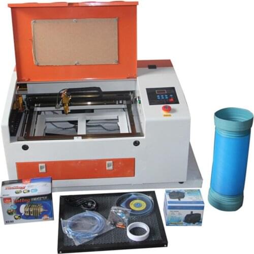 110/220V CO2 Laser Engraver Engraving Cutting Machine Electric Up&Down Table USB Port 40W /50W/ 60W