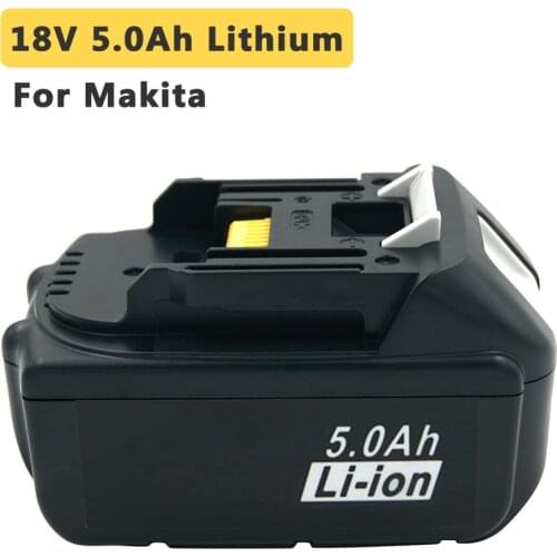 5000mAh BL1850 Lithium Battery for Makita 18V Battery 5.0Ah Bl1830 BL1840 BL1860 LXT400 194204-5 Rechargeable Power Tool