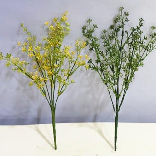 Milan artificial flower plant for home garden bonsai plants diy plant wall material decoration