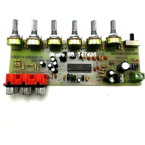 Upc1892 3D surround sound DC tuning board two input four output three surround effect