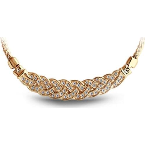 Twistnake Link Necklace fashion Jewelry rhinestones top quality charm women girl lover gift Bridal Brand summer birthday wending