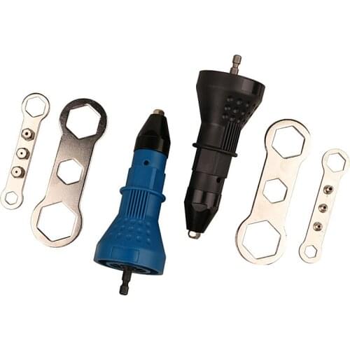 Rivet Nut Riveting Drill Supplies Insert Electric Accessories Drill Adaptor 2.4mm-4.8mm Rivet Nut Gun For Cordless Drill Riveter