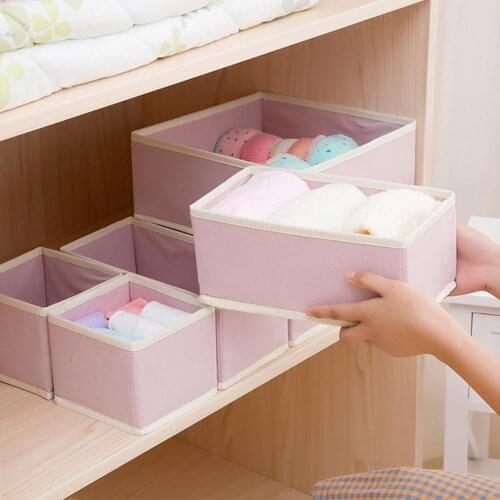 Sturdy 6Pcs/Set Great Large Capacity Drawer Organizer Box Portable Storage Organizer Long Lasting for Home