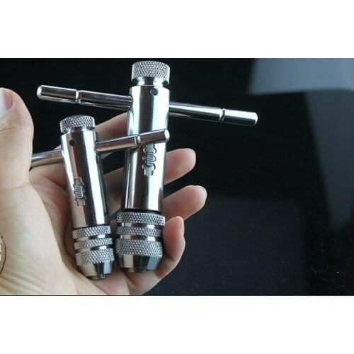 M3-M8 M5-M12 Adjustable ratchet screw tap wrench holder tool ratchet handle wrench