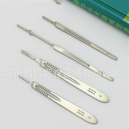 Scalpel handle Surgical blade Scalpel holder Medical stainless steel surgical instruments NO3 NO4 NO7