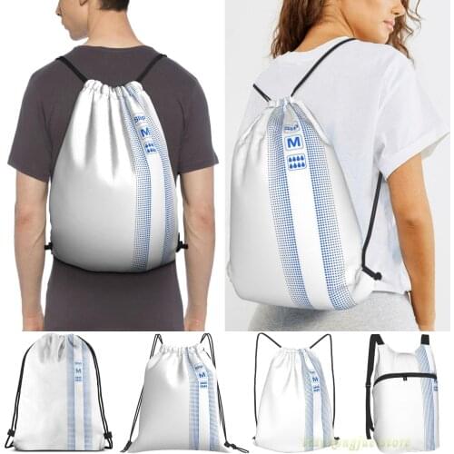 Unisex Drawstring Bags Tena Plus Diaper Women Drawstring Backpacks Men Outdoor Travel Backpacks Training Fitness Bag