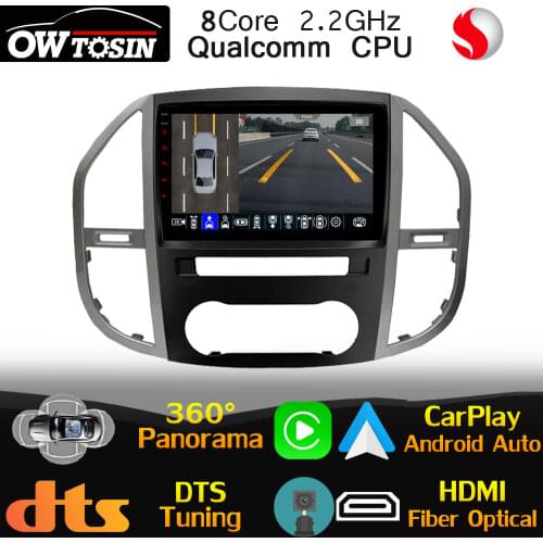 Qualcomm 8Core Android For Mercedes Benz Vito 3 W447 2014-2020 Car Radio GPS CarPlay Auto 360 Panoramic Optical HDMI Head Unit
