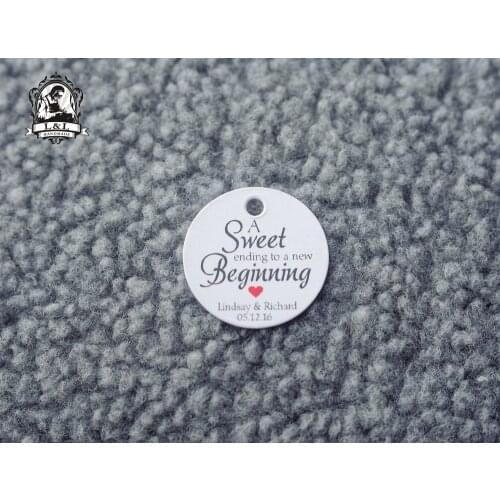 200 pcs 3.5cm round kraft/white paper label bridal shower favor tags wedding favor tags candy favor tags bachelorette tags