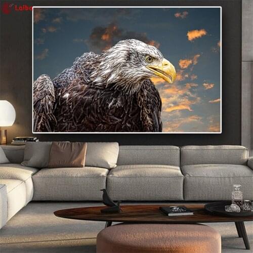 Diamond Painting Hot selling home art, animal eagle Rhinestone 5D DIY Diamond Embroidery,Cross Stitch,diamond Mosaic Sale