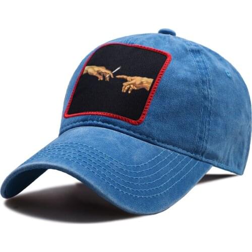 MICHELANGELO Printed Baseball Caps Outdoor 2020 New Summer Snapback Hat Adjustable Casual Riding Hats Unisex Cotton Baseball Cap