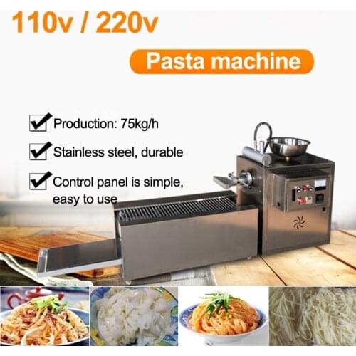 Electric Pasta machine Stainless steel Chinese noodles machine Commercial rice noodles maker/liangpi machine 75kg/h 110v/220v