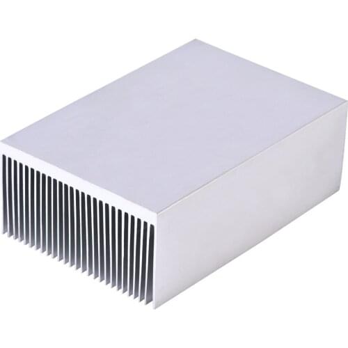 Electronic Radiator Aluminum Dense Teeth Heatsink Extruded Heat Sink Computer Water Cooling System 100x69x36mm
