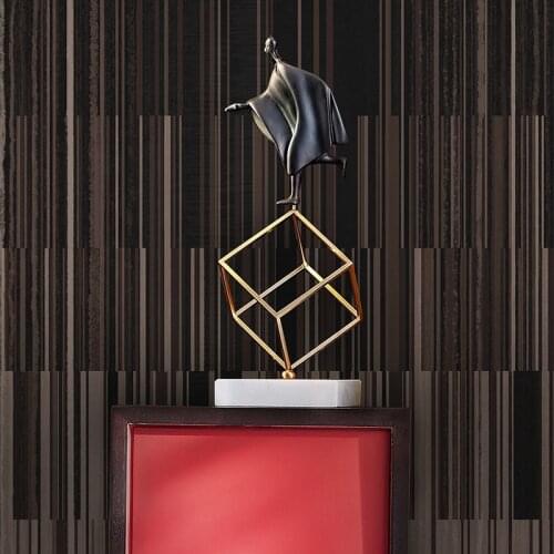 MASAR Modern minimalist geometric custom mural abstract lines background wallpaper hotel lobby apartment wallpaper Piano